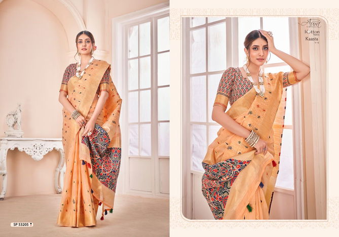 Kaasta V 16 By Aura Party Wear Sarees Catalog